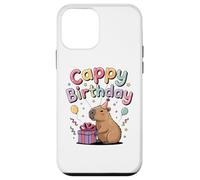 Capybara Lovers Birthday Cappy Happy Birthday Party Custodia per iPhone 12 mini