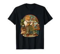 Capybara Lucida Un Orologio da Tasca Maglietta