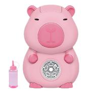 Capybara Macchina per soffiaggio a mano - Compatta, facile da impugnare, adatto ai bambini, divertente giocattolo che genera bolle, materiale sicuro e non tossico con LED colorate | Per interni