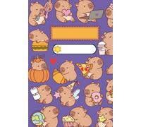 Capybara Magic: Violet Pastel Notebook for Journaling, Sketching, and Creative Expression: Cute Kawaii Capybara Journal with Matte Soft Cover and 120 ... for Students, Writers, Artists, and Dreamers