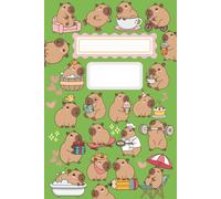 Capybara Meadow Notes: Green Pastel Notebook for Journaling, Sketches, and Thoughtful Planning: Cute Kawaii Capybara Journal with Matte Softcover and ... Artists, Animal Lovers, and Everyday Ideas