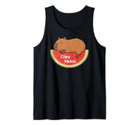 Capybara Melon Rodents Summer Fruits Watermelon Capybara Canotta