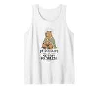 Capybara Meme Patrono Santo di Non Il Mio Problema Canotta