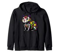Capybara Mexican Sugar Skull Calavera Viva Mexico Party Felpa con Cappuccio