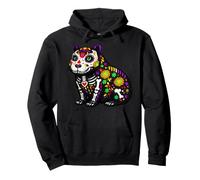 Capybara Mexican Sugar Skull Calavera Viva Mexico Party Felpa con Cappuccio