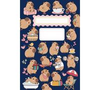 Capybara Midnight Splash: Navy Blue Pastel Notebook for Journaling, Planning, and Daily Writing: Kawaii Capybara Journal with Matte Softcover and 120 ... Creatives, Animal Fans, and Organized Ideas