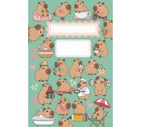 Capybara Mint Moments: Pastel Notebook for Journaling, Notes, and Creative Writing: Cute Kawaii Capybara Journal with Matte Softcover and 120 Lined ... Animal Fans, and Organized Thoughts