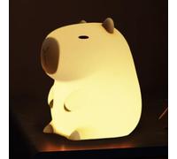 Capybara Night Lights, Capybara Light USB ricaricabile, luce notturna carina, luci a led Capybara, lampada animale, luci notturne per bambini per asilo nido, lampada in silicone a forma di capybara