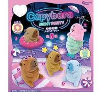 Capybara Night Party Plush Bag Charm (Capsule) 1 pc (70-110mm) - Random from 5 Types