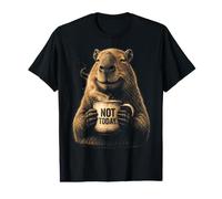 Capybara Not Today caffè Non Oggi caffè Maglietta con Stampa Grafica Economica