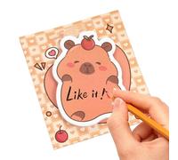 Capybara Note adesive - Adesivi Capybara Note adesive - 30 fogli note estetiche per ufficio parete lavoro bambini adulti vacanze compleanno Pasqua laurea