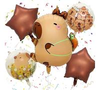 Capybara Party Palloncini con nastro Decorazione di compleanno