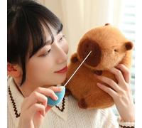 Capybara Peluche, Carino Capybara, Peluche Capybara, Peluche con zaino per tartaruga, Capybara Plushie Bambole Carino Capybara Plushies Maiale Acquario Plushies Capibara Plush