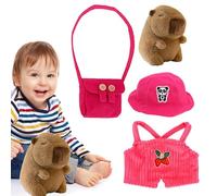 Capybara peluche - per un tocco delicato, oggetto di supporto emotivo, ornamento per la zona di riposo, elemento di interazione fantasioso, dettaglio per l'atmosfera interna | Capybara-Plü