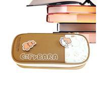 Capybara Pencil Case, Capybara Pencil Pouch, Cute Pencil Case Organizer For Girls, Girls Pencil Case Capybara School Supplies, Desk Organizer, Large Capacity Pen Bag, Zippered Pencil Pouch For School