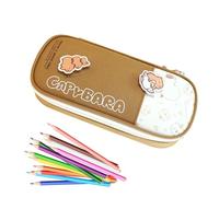 Capybara Pencil Cash - Organizzatore Della Custodia A Matita, Borsina A Matita Con Cerniera Femminile | Bagna Penna A Grande Capacità Di Grande Capacità, Accessorio Unico Per La Scuola Di Stampa Anima