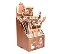 Capybara Penne,Penne antistress Capybara 0,5 mm | Forniture scolastiche 48 pezzi regali classe scuola festa ragazze ragazzi