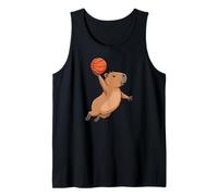 Capybara Playing Sports Wild Animal Rodents Basketball Canotta