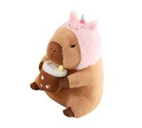 Capybara Plush - Adorabile Giocattolo Peluche Ripieno | Bambola Capybara Morbida E Coccolosa | Cuscino Per Animali Ripieni Realistici | Gift Plashhie Per La Sala Giochi Per Bambini, Il Pisoli
