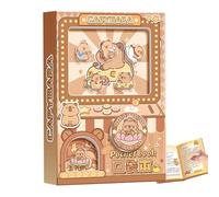 Capybara Plush Diary - Simpatico libro in brossura Capybara Gacha | Notebook creativo di stress divertente | Mini Pocket Notepad Claw Machine Style | Forniture per la scuola di ani