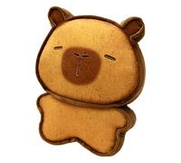 Capybara Plush Doll - Cartoon Toast Capybara Stuffed Decor, Lovely Appearance Plush Animal Toy, Kids Room Decoration Piece, Home Softness Kit with Ultra-Soft Fabric, Stress Relief Tool for Comfort