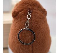 Capybara Plush Keychain - Cute Capybara Plush Toy, Soft Decorative Holding Fruit Animal Pendant For Boys And Girls, Backpack Charm, Gift For Kids, Fun Capybar Stuffed Toy, Keyring Accessory, Cute Anim