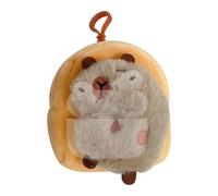 Capybara Plush Keychain, Cute Coin Bag Pendant, Animal Plush Pouch Bag, Portable Soft Purse, Funny Capybara Accessory, Small Wallet Keychain, Plush Animal Coin Purse, for Animal Lovers, Adorable, b