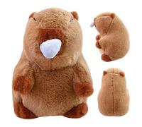 Capybara Plush Peluche | peluche realistico da collezionare, peluche realistico, per ragazze da coccolare e decorare nella cameretta dei bambini, ufficio, caffetteria