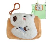 Capybara Plush Purse - Dolphin Coin Purse, Plush Handbag, Adorable Capybara Stuffed Animals Purses, Stylish Animal Small Coin Bag | Small Wallet Pendant Strap, Hand Bag for Women Girls Teens
