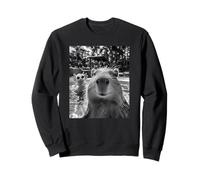 Capybara Pool Selfie Axolotl Summer Vacation Felpa