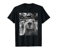 Capybara Pool Selfie Axolotl Summer Vacation Maglietta