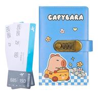 Capybara - Quaderno con 100 buste per il controllo del budget con lucchetto, per risparmiare denaro, freelance, famiglie, coppie, adulti, casa e viaggi