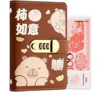 Capybara - Quaderno per la gestione della liquidità con serratura, per liberi professionisti, laureati, studenti, principianti, famiglie, coppie, adulti, casa, ufficio, appartamento, viaggi