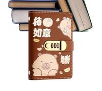 Capybara - Raccoglitore per banconote e banconote, con lucchetto, per freelance, laureati, studenti, coppie, ufficio, appartamento e vacanze