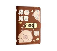 Capybara - Raccoglitore per banconote, per la gestione organizzata della liquidità, per materiale PU, raccoglitore per buste di bilancio con serratura di sicurezza, funzione di pianificazione