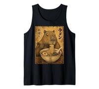 Capybara Ramen Noodles Ukiyo-e Japanese Art Poster Canotta