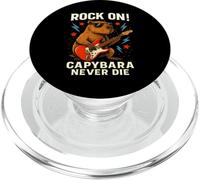 Capybara Rock On Suonare Chitarra Divertente Animale Musica Design PopSockets PopGrip per MagSafe