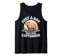 Capybara Rodents Kids Just A Boy Who Loves Capybaras Canotta