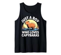 Capybara Rodents Kids Just A Boy Who Loves Capybaras Canotta