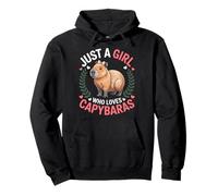 Capybara Rodents Kids Just A Girl Who Loves Capybaras Felpa con Cappuccio