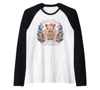 Capybara Rodents Kids Just A Girl Who Loves Capybaras Maglia con Maniche Raglan
