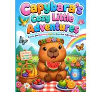 Capybara’s Cozy Little Adventures: A Cute and Calming Coloring Book for Kids Ages 4-8