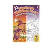 Capybara’s Halloween Party: A Cute and Cozy Coloring Adventure