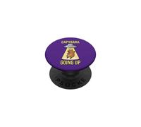 Capybara salire Chillest UFO alieni e dischi volanti PopSockets PopGrip Adesivo