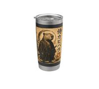 Capybara Samurai Japan Bicchiere termico in acciaio inox doppia parete