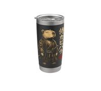 Capybara Samurai Japan Bicchiere termico in acciaio inox doppia parete