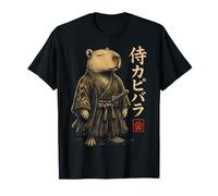 Capybara Samurai Japan Maglietta