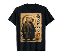 Capybara Samurai Japan Maglietta