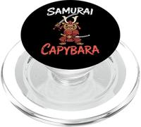 Capybara Samurai Ukiyo-e Giappone giapponese Katana PopSockets PopGrip per MagSafe