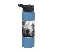 Capybara Selfie spaventato con Bigfoot & Divertente Sasquatch Stainless Steel Insulated Water Bottle